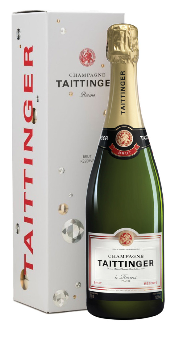 Champagne Brut Reserve Taittinger (confezione)